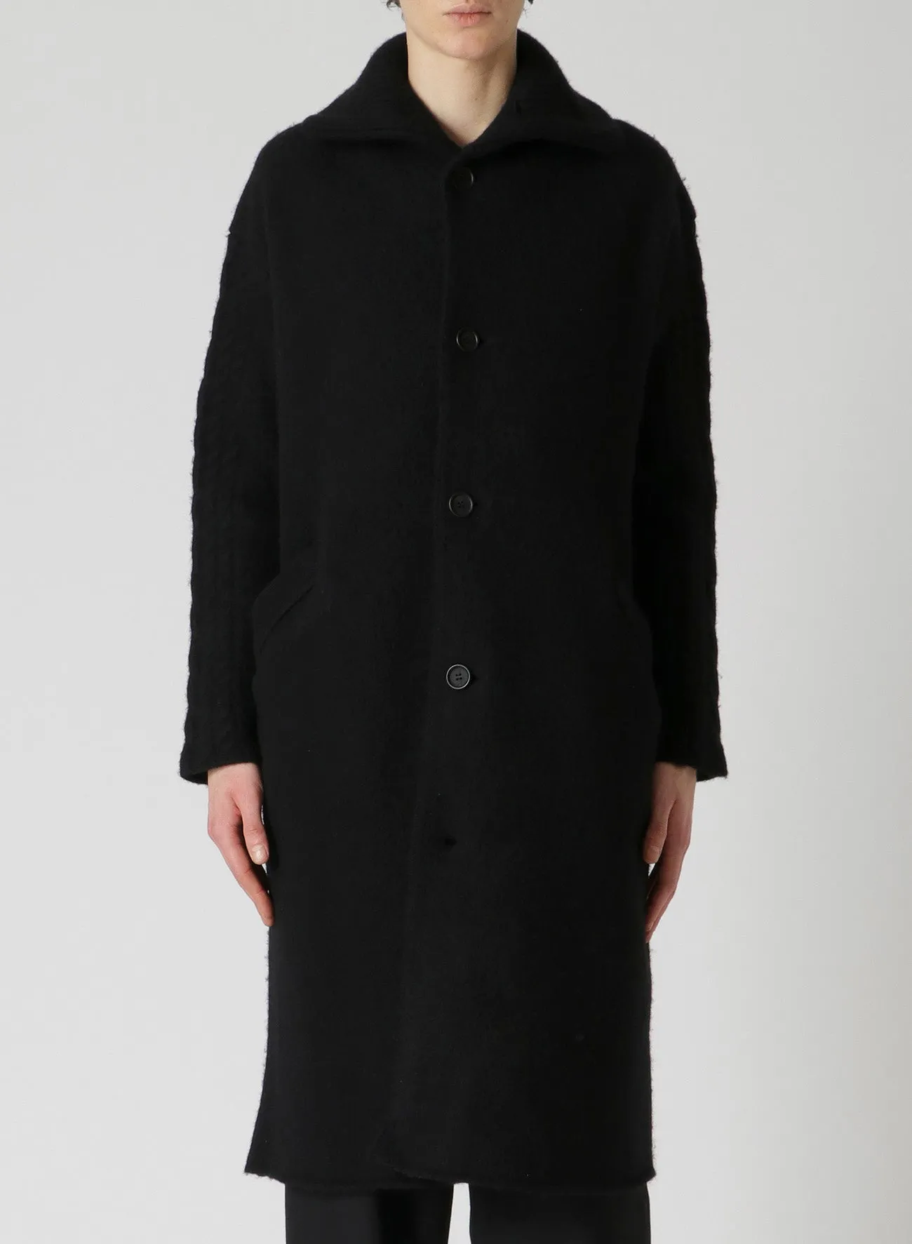 3G WOOL FELT FULLED TURTLE COAT