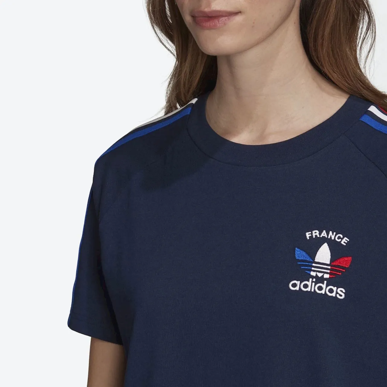 Adidas Originals Women's France Tee Dress - Blue