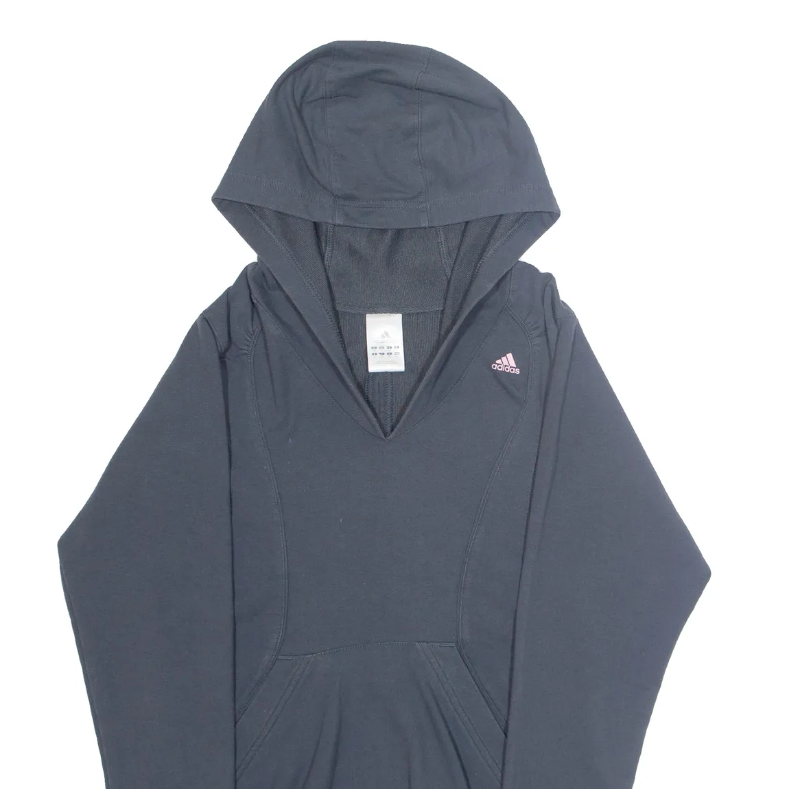 ADIDAS Womens Blue Hoodie S