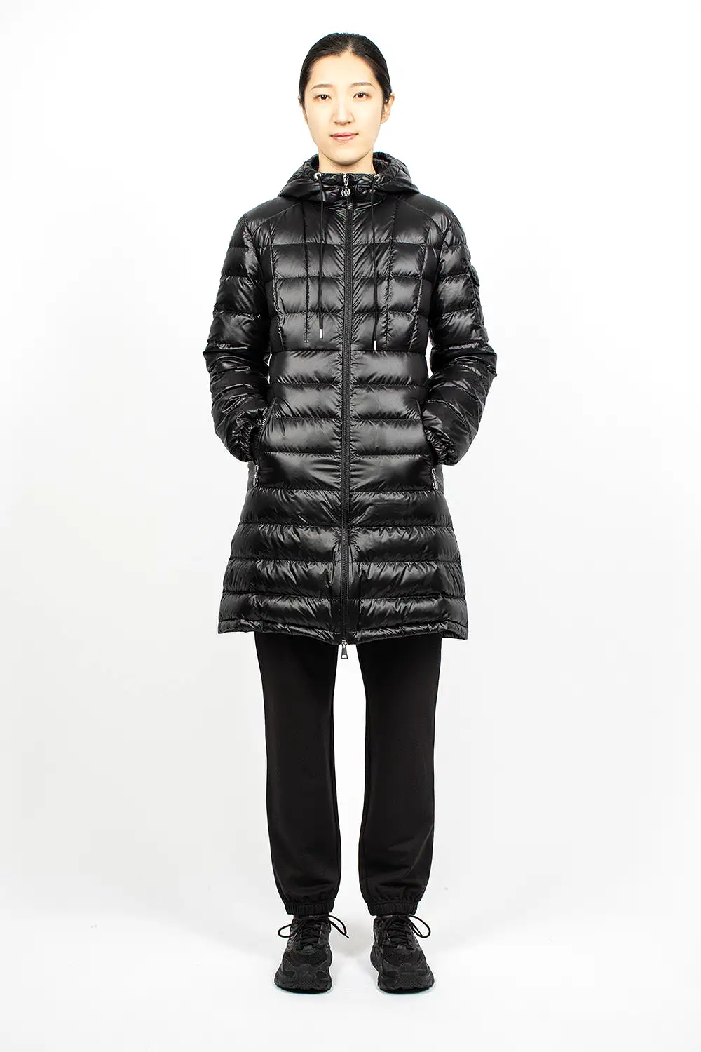 Amintore Long Down Jacket Black