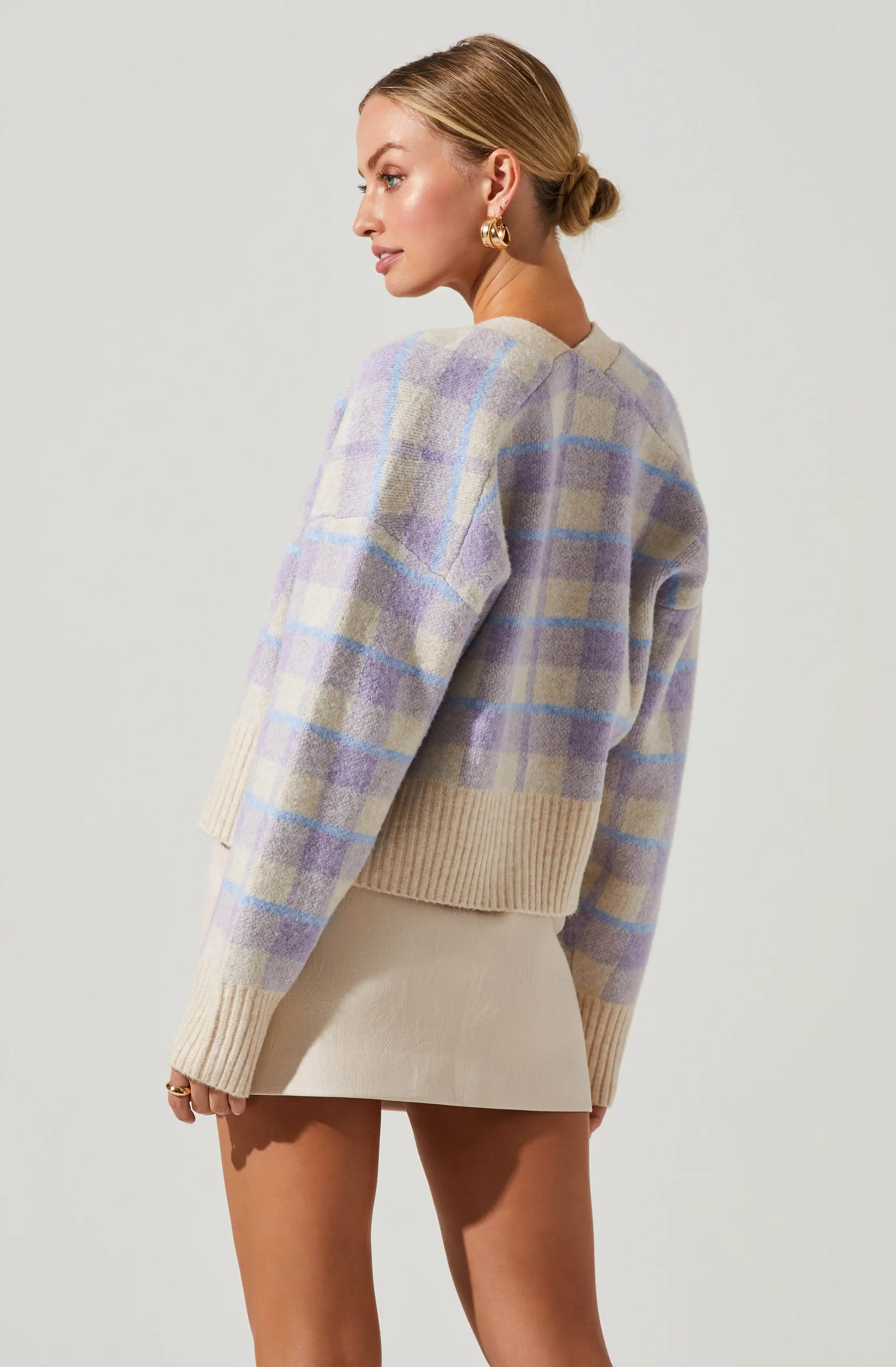 Belmont Plaid Cardigan