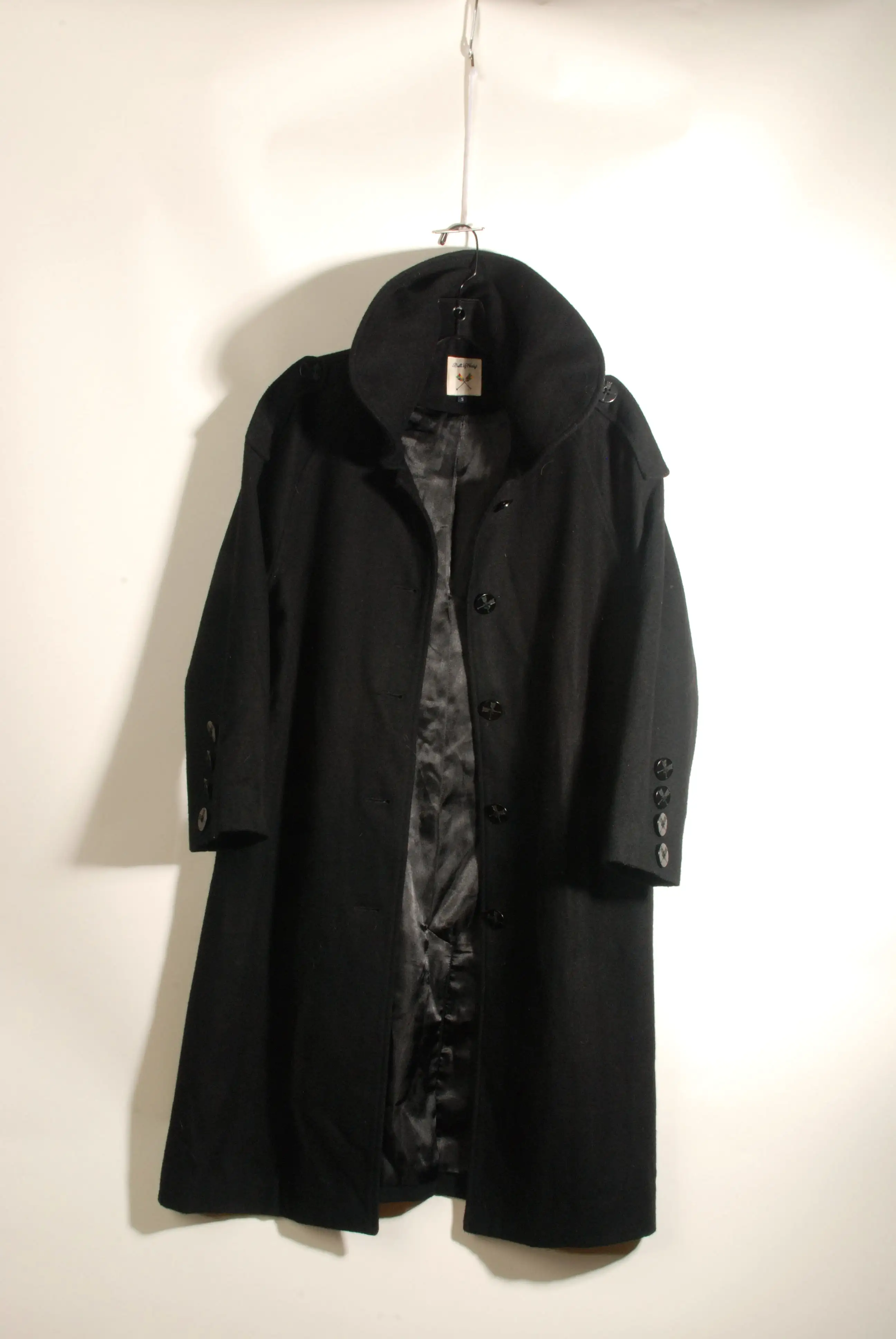 Black Wool Overcoat ° Small ° 2007