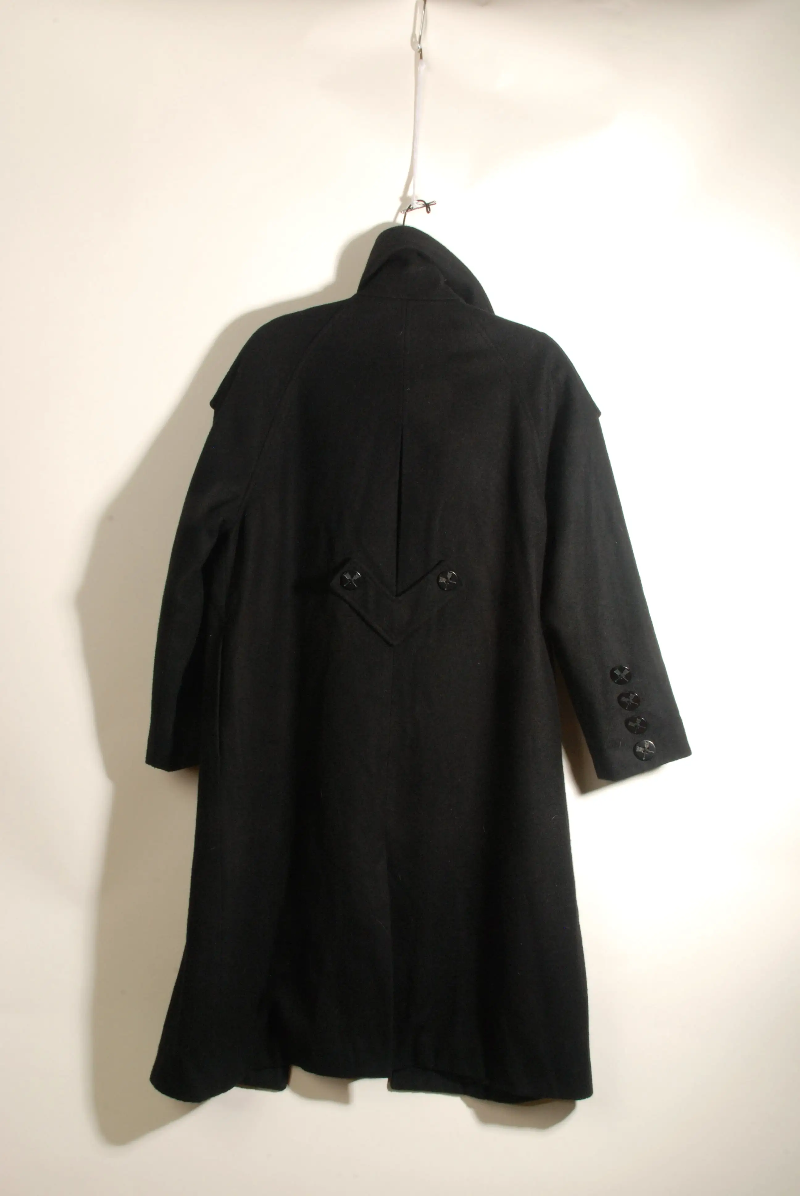 Black Wool Overcoat ° Small ° 2007