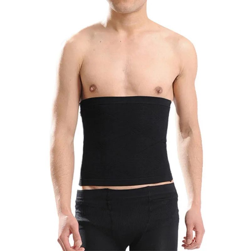 Body Shaper Men's Slim Waist Trimmer Belt Corset Beer Belly Wrap Fat Burner SM6