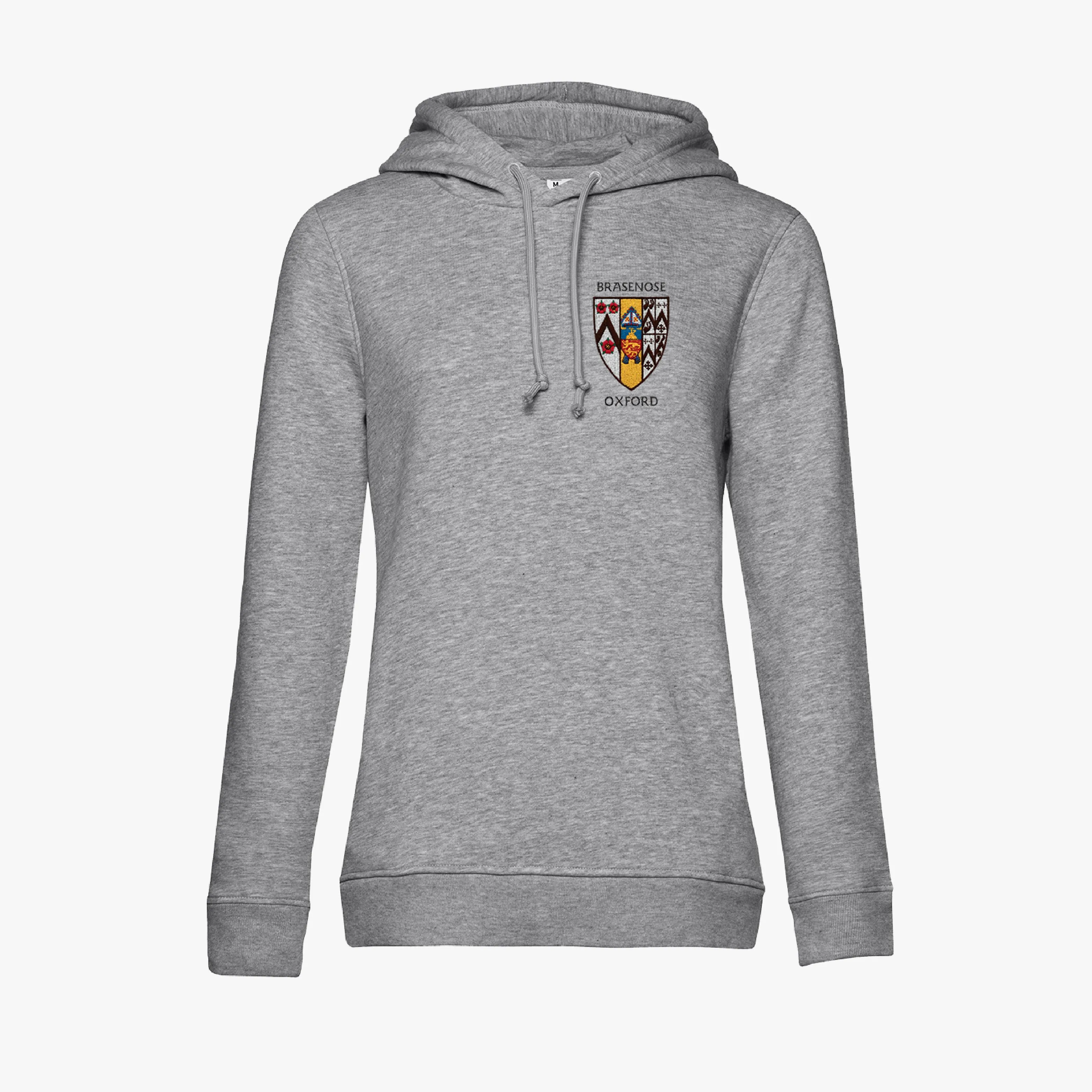 Brasenose College Ladies Organic Embroidered Hoodie