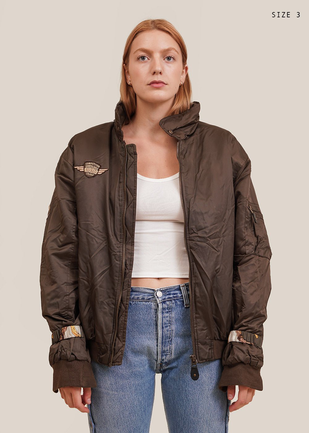 Brown Iconic Bomber