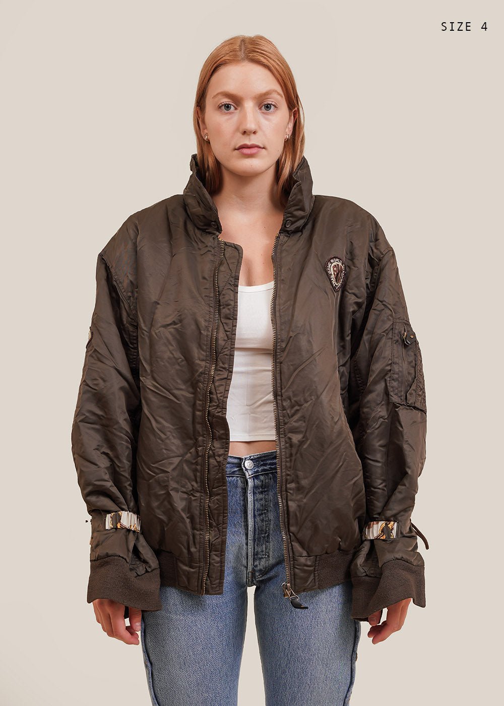 Brown Iconic Bomber