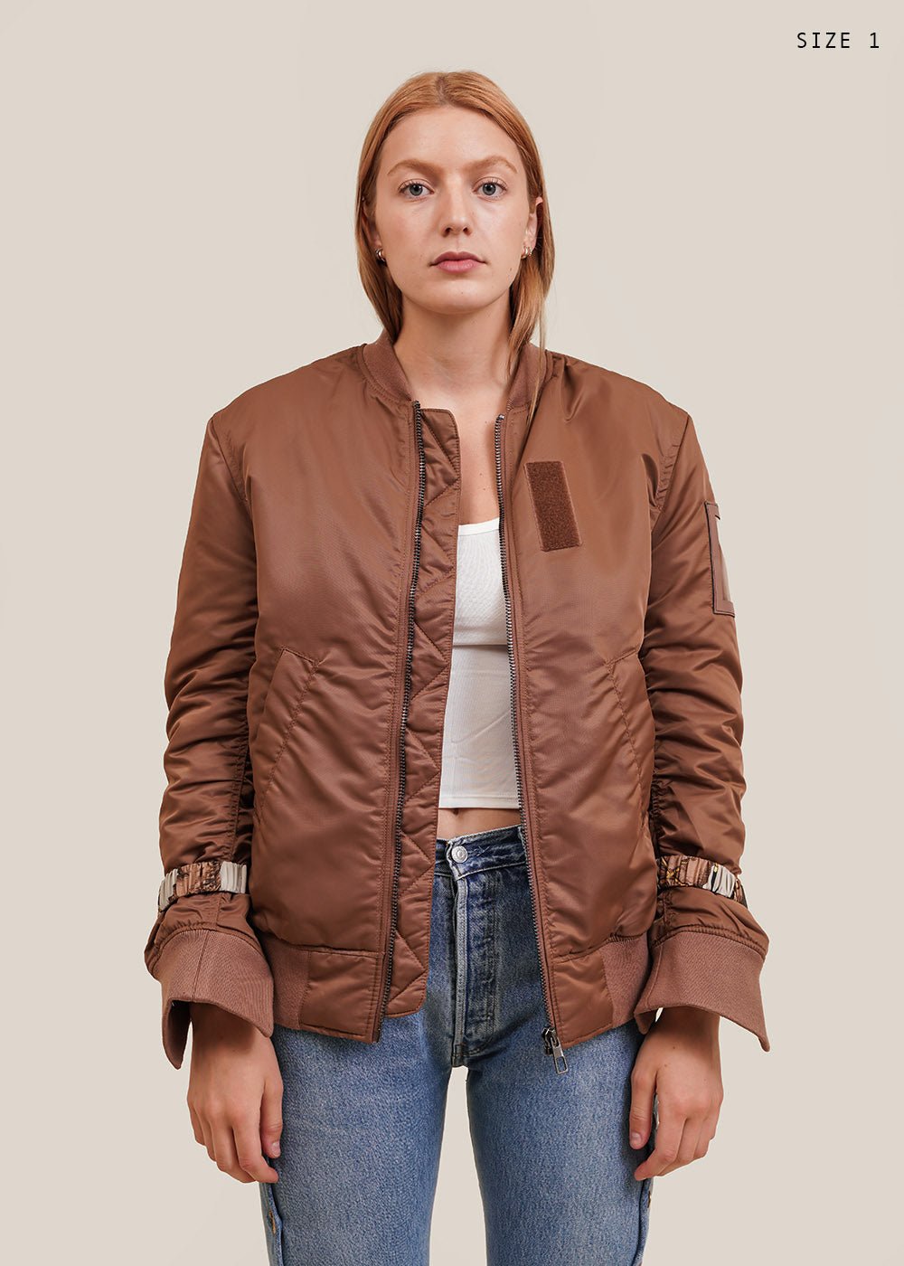 Brown Iconic Bomber