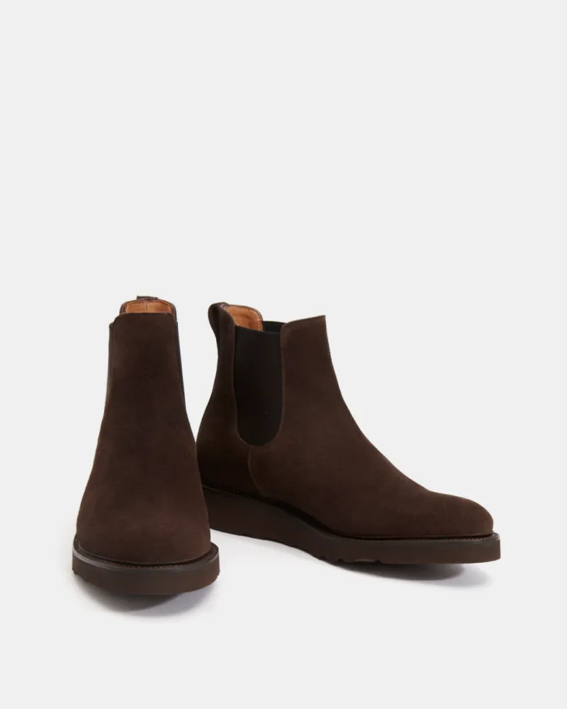 Brown Suede Lightweight Chelsea Boot