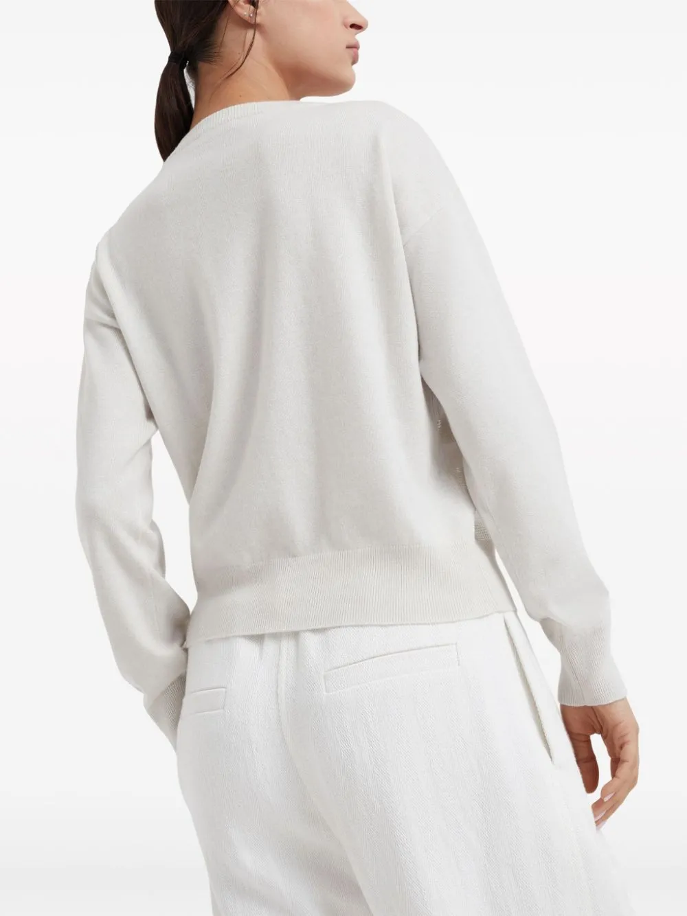 Brunello Cucinelli Sweaters White