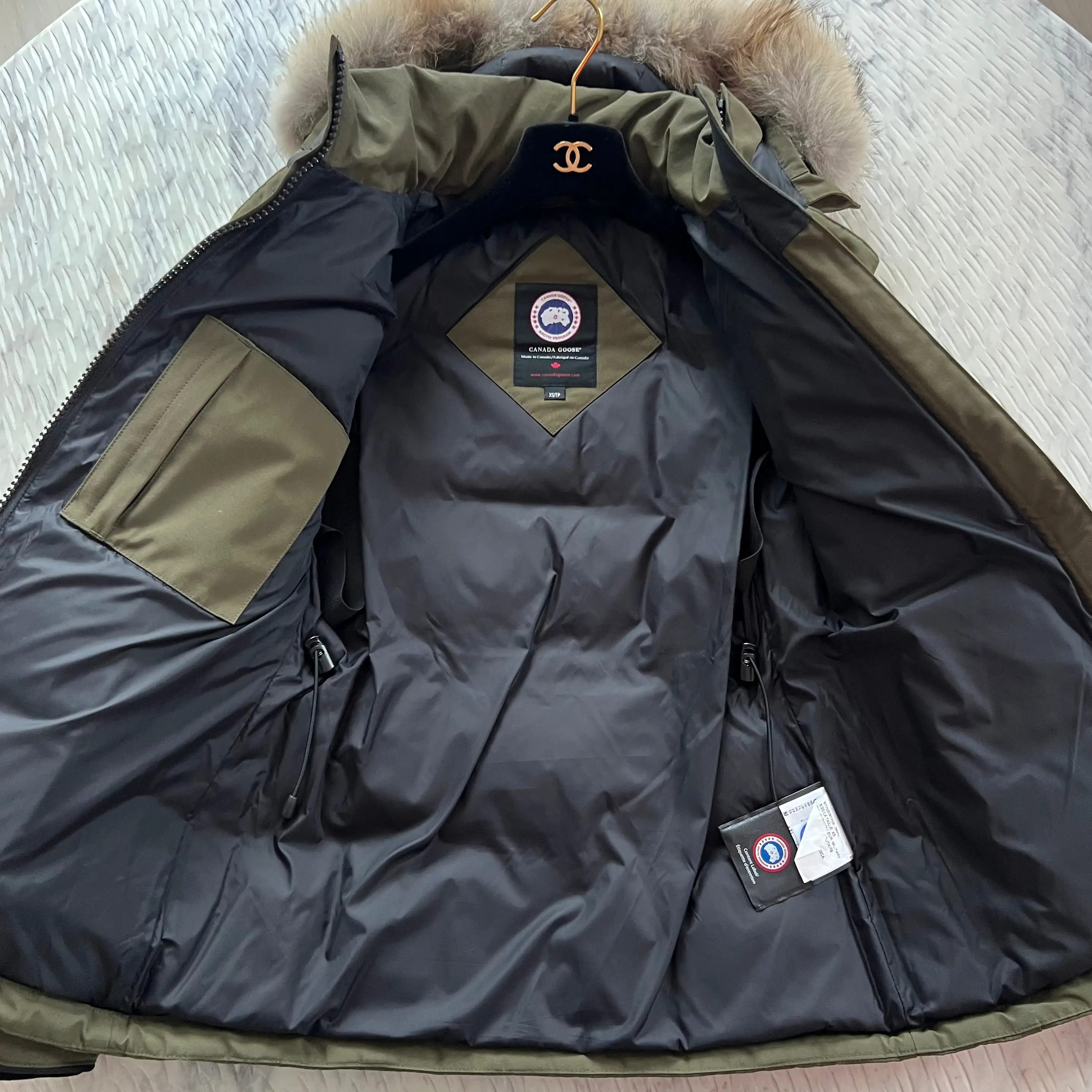 Canada Goose 3804L Chelsea Parka Heritage Military Green XS