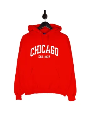 Champion Chicago College Hoodie - Size Large