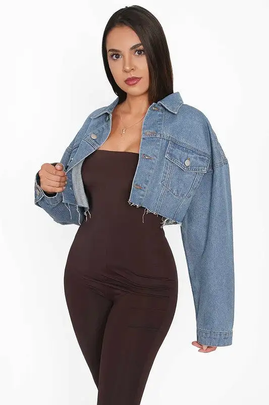 CHRISSY BOYFRIEND DENIM JACKET