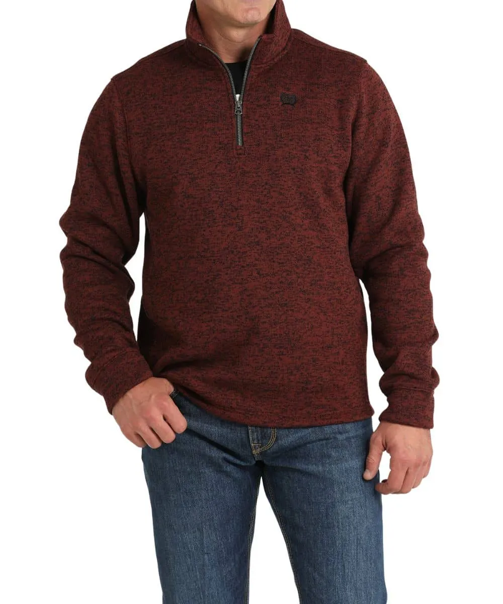 Cinch Men's Big & Tall 1/4 Zip Sweater