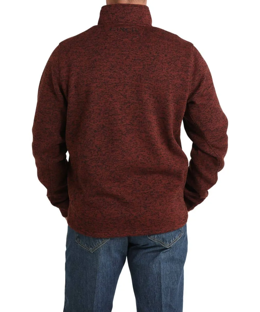 Cinch Men's Big & Tall 1/4 Zip Sweater