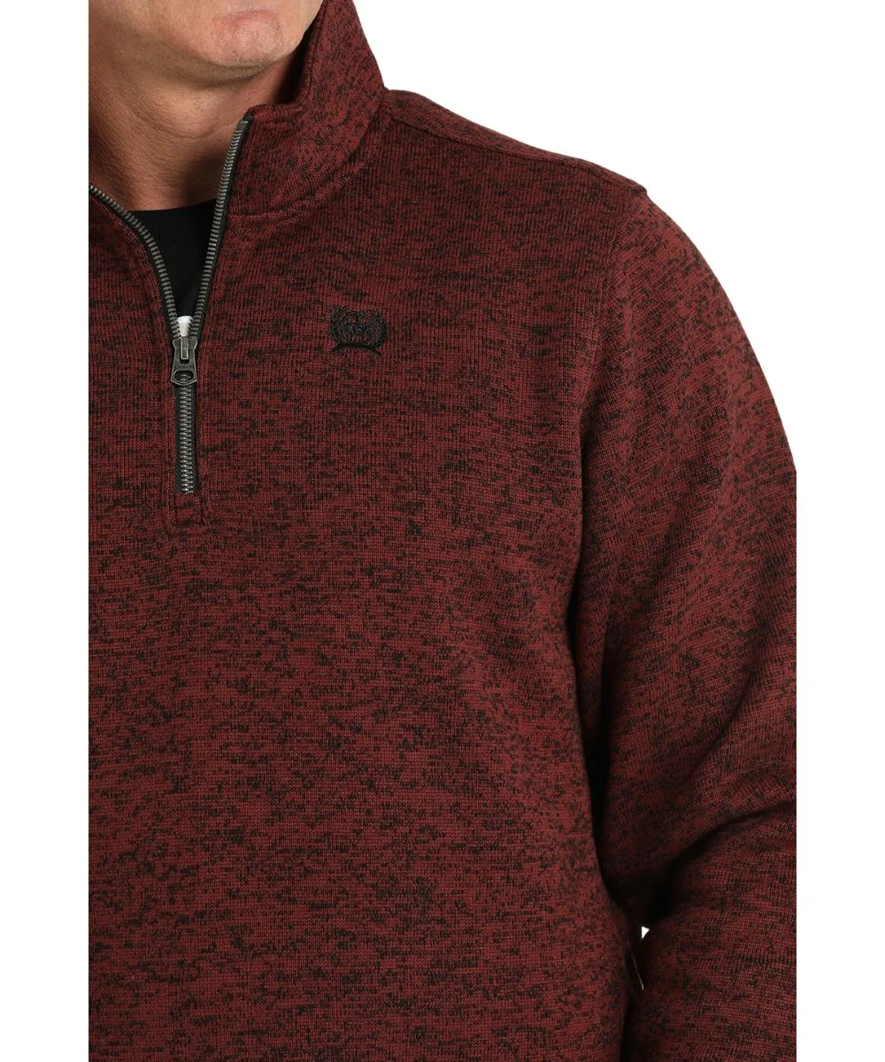 Cinch Men's Big & Tall 1/4 Zip Sweater