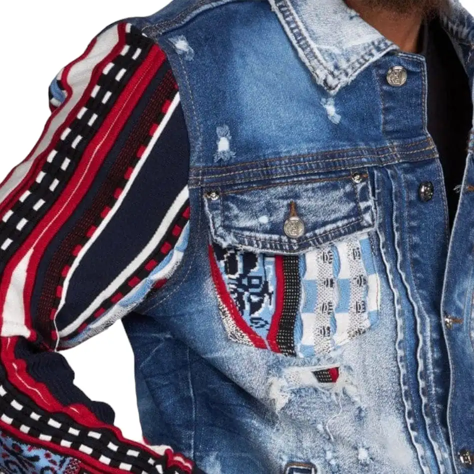 Coogi Native Blues Classic Denim Jacket (Indigo) CG-WJKT-003