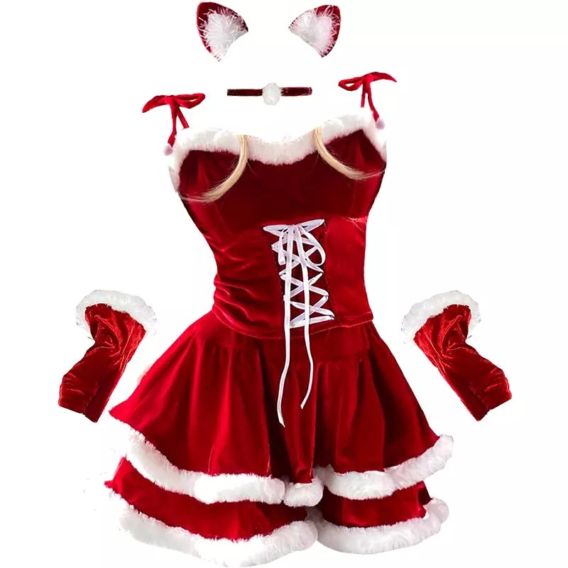 Cos BUnny girl new year Christmas suit BY9008