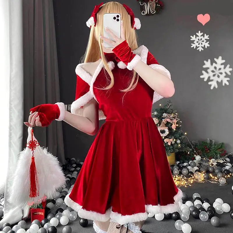 Cute Elegant Cosplay uniform Sexy Bunny Girl Christmas dress BY9012