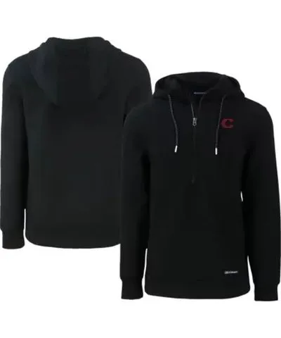 Cutter & Buck Men's MLB Cincinnati Reds City Connect Roam Eco Recycled Half-Zip Pullover Hoodie