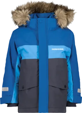 Didriksons Kids' Bjärven Parka 2 Classic Blue | Buy Didriksons Kids' Bjärven Parka 2 Classic Blue here | Outnorth