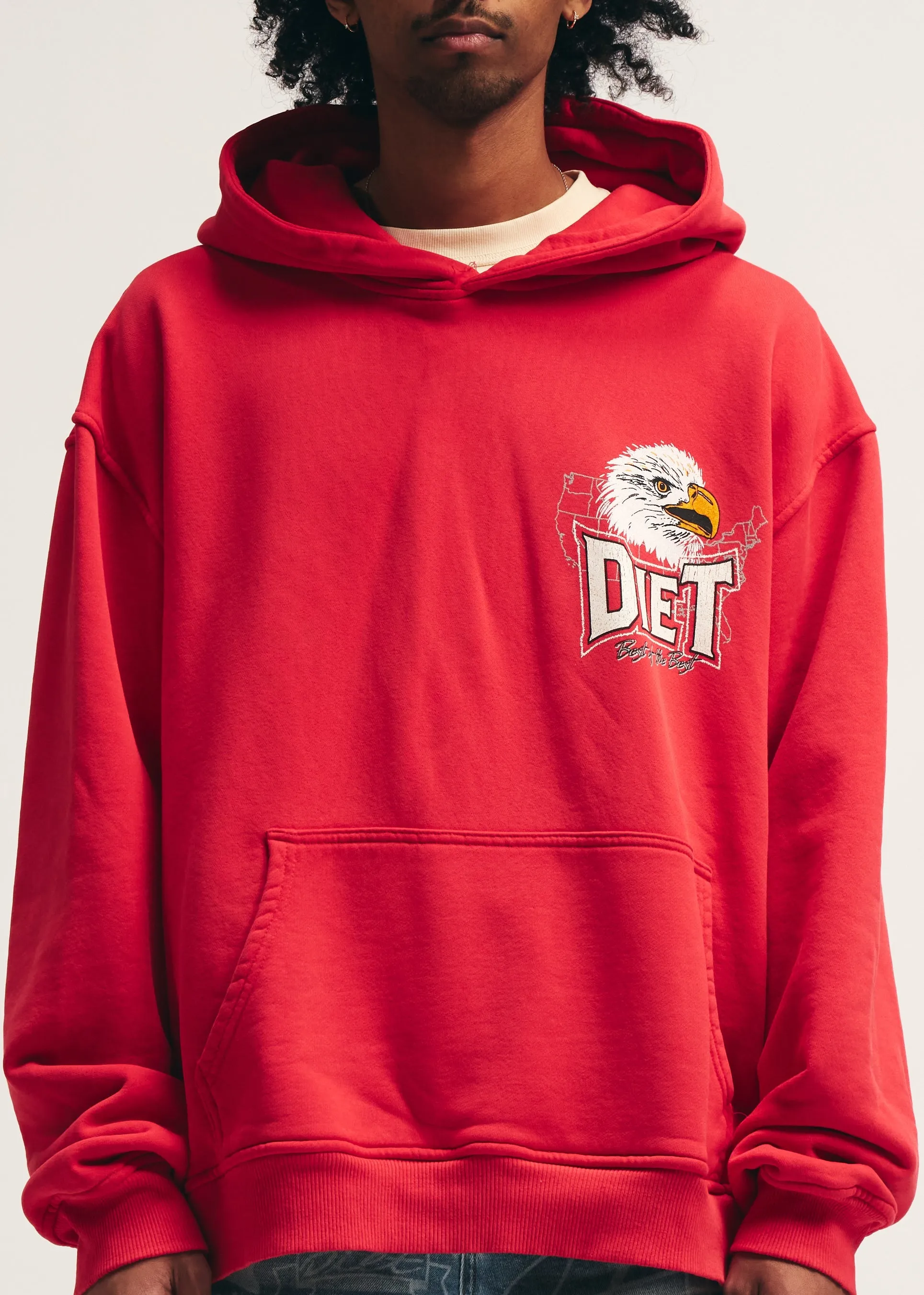 Diet Starts Monday - Winners Hoodie - Red