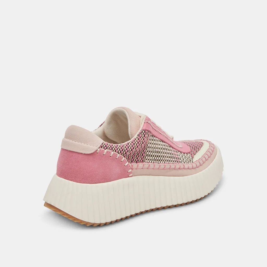 DOLEN SNEAKERS PINK MULTI WOVEN– Dolce Vita 6973777739842