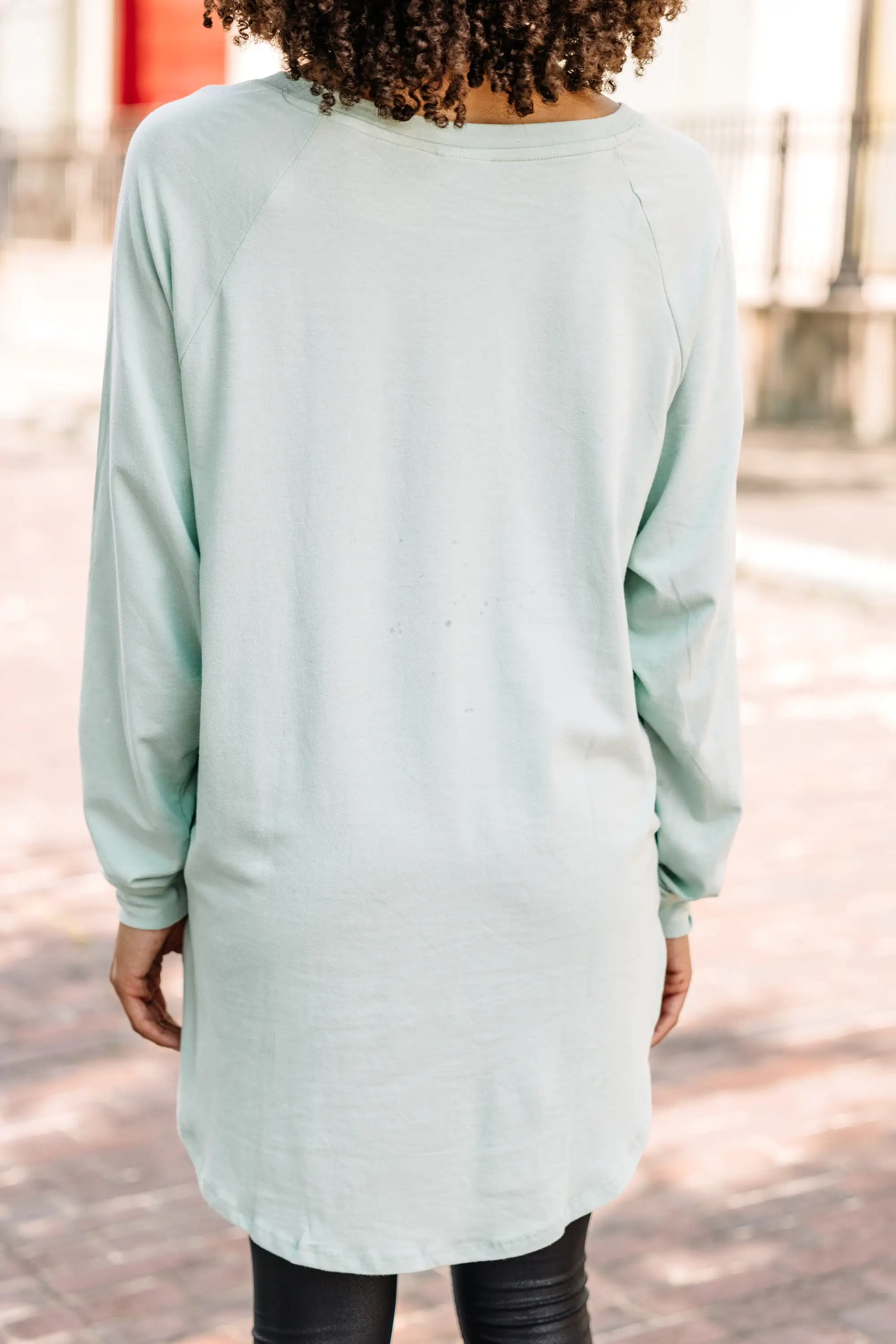 Easy Like Sunday Dusty Mint Green Tunic