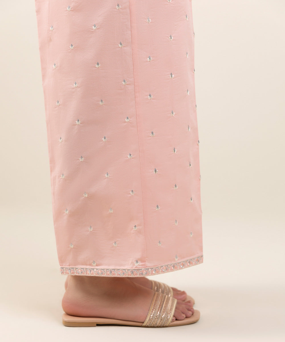 Embroidered Cambric Culottes