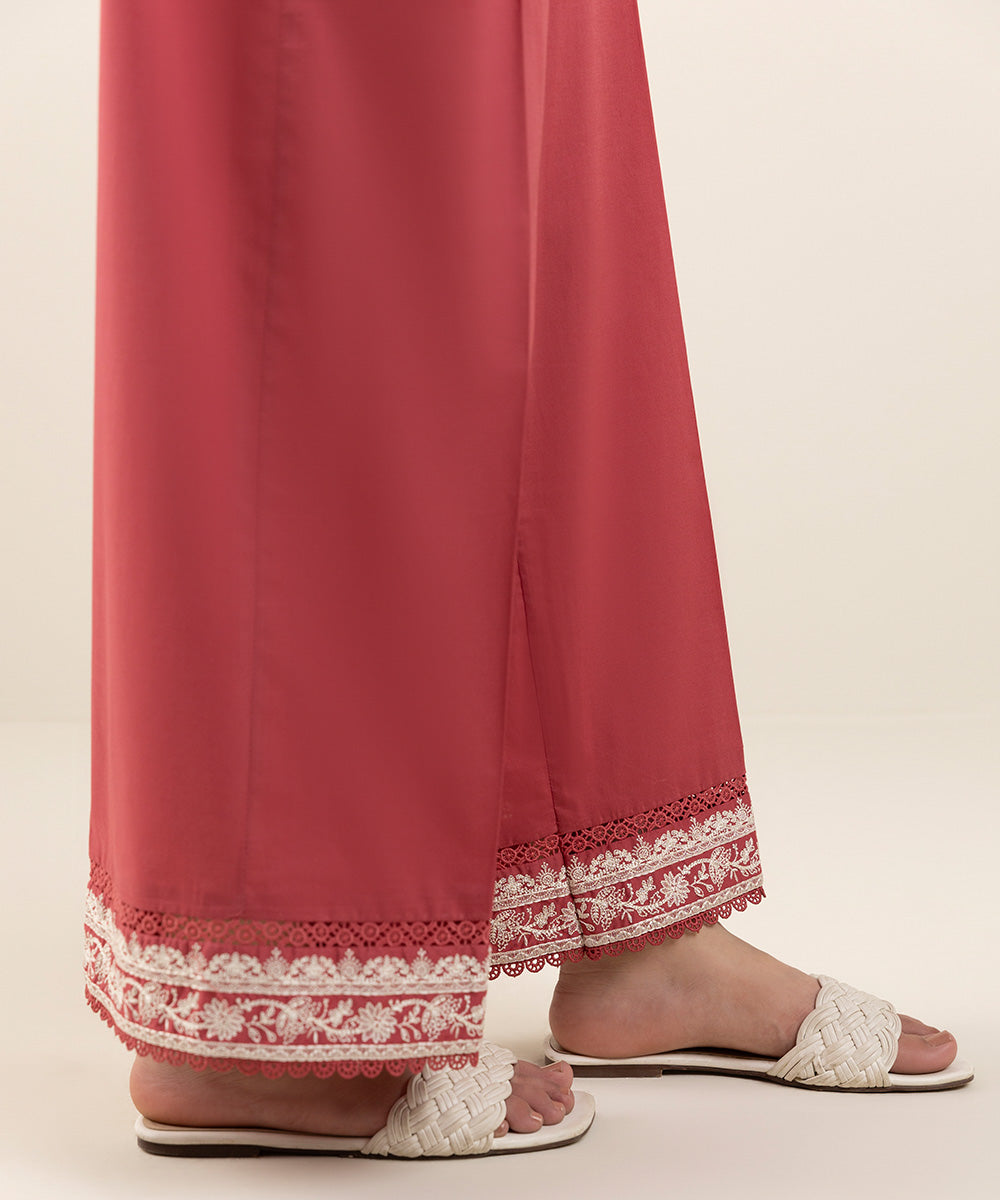 Embroidered Cotton Culottes