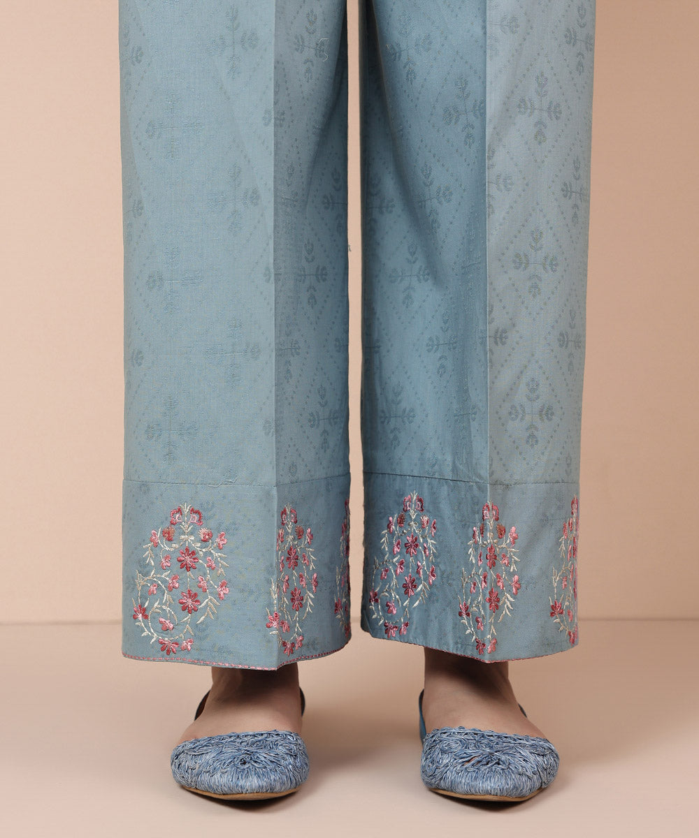 Embroidered Jacquard Culottes