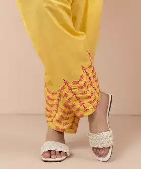 Embroidered Jacquard Tapered Shalwar