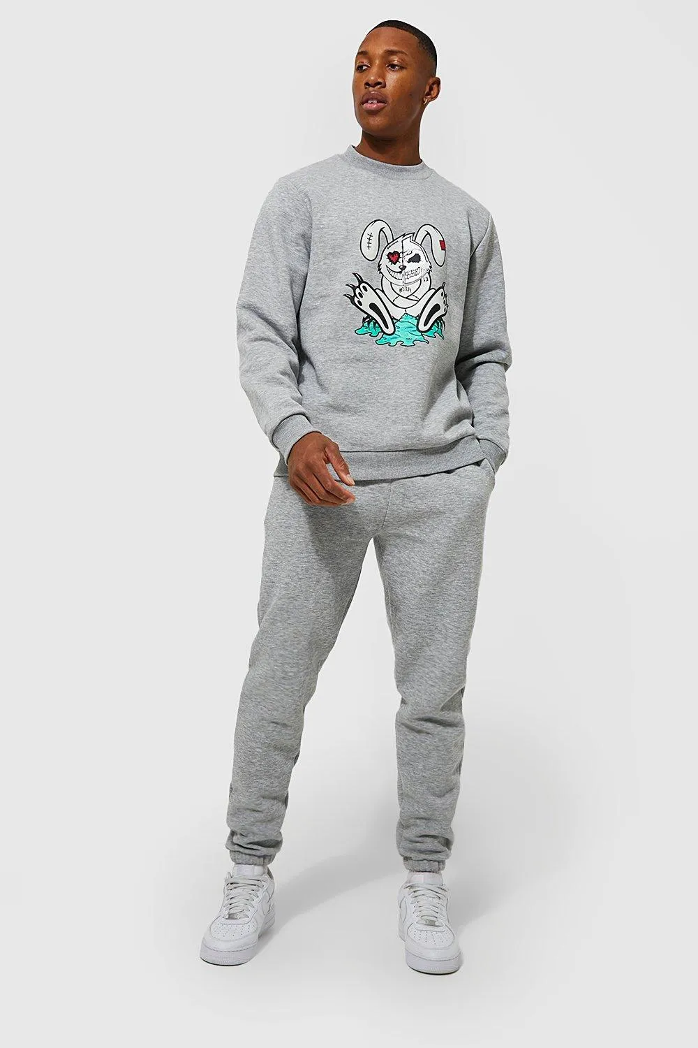 Evil Bunny Extended Neck Sweater Tracksuit