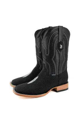 Exotic Stingray Square Toe Cowboy Boot