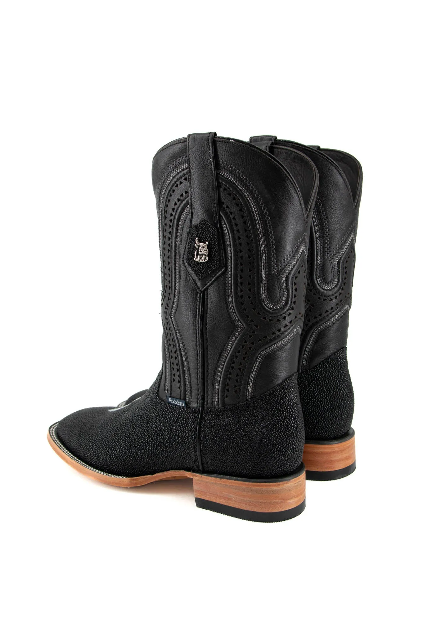 Exotic Stingray Square Toe Cowboy Boot