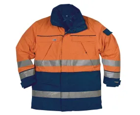 Fristads Airtech Lined Parka Gt-461  Orange Navy