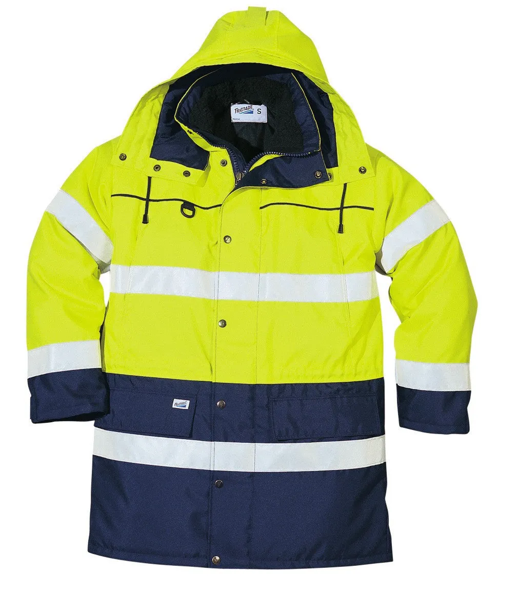 Fristads Bt-467 Polydex Lined Parka  Yellow Navy