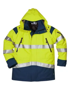 Fristads Kansas 100376 Gore-Tex Lined Parka Yellow / Navy