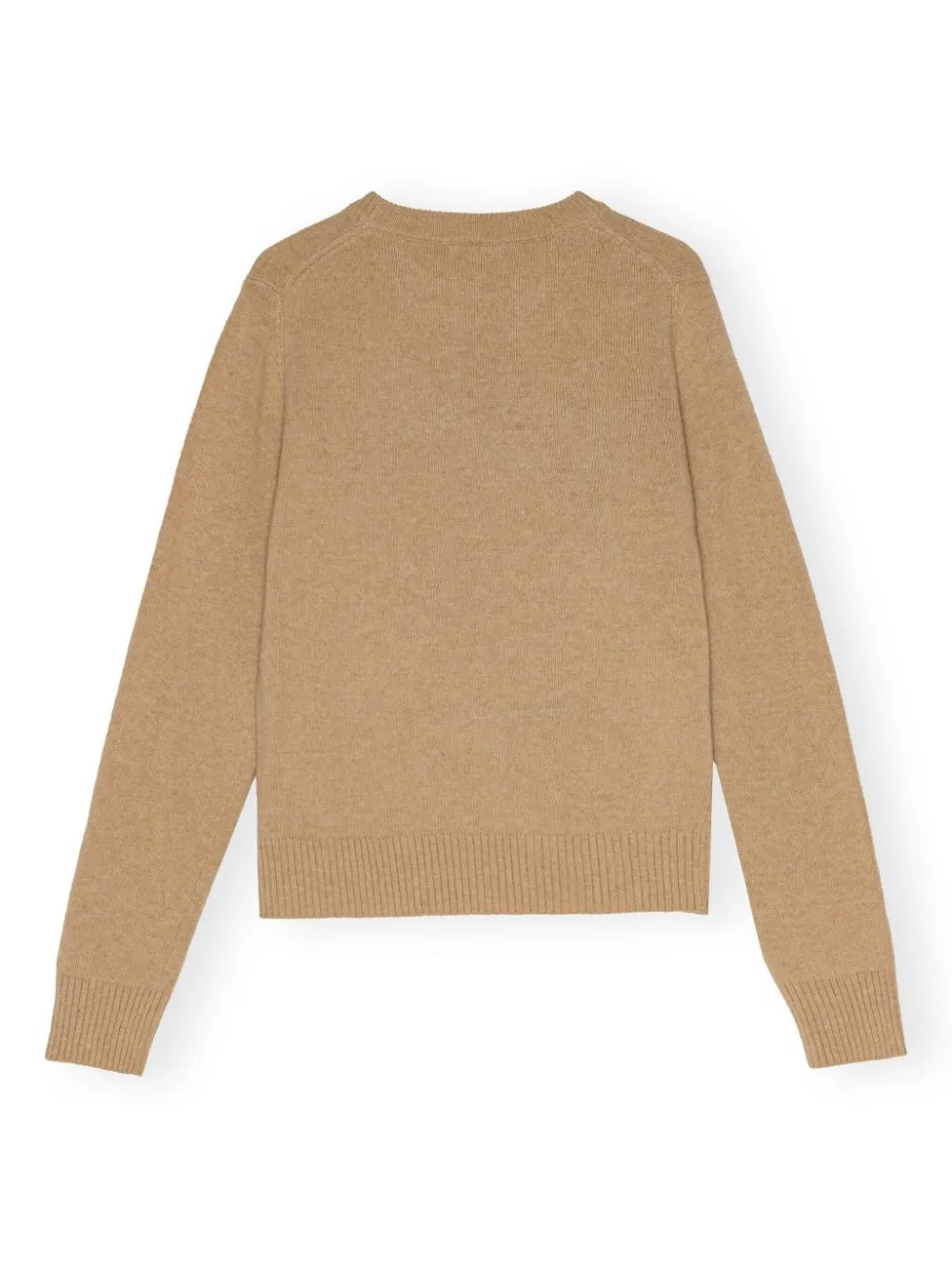 Ganni Sweaters Beige