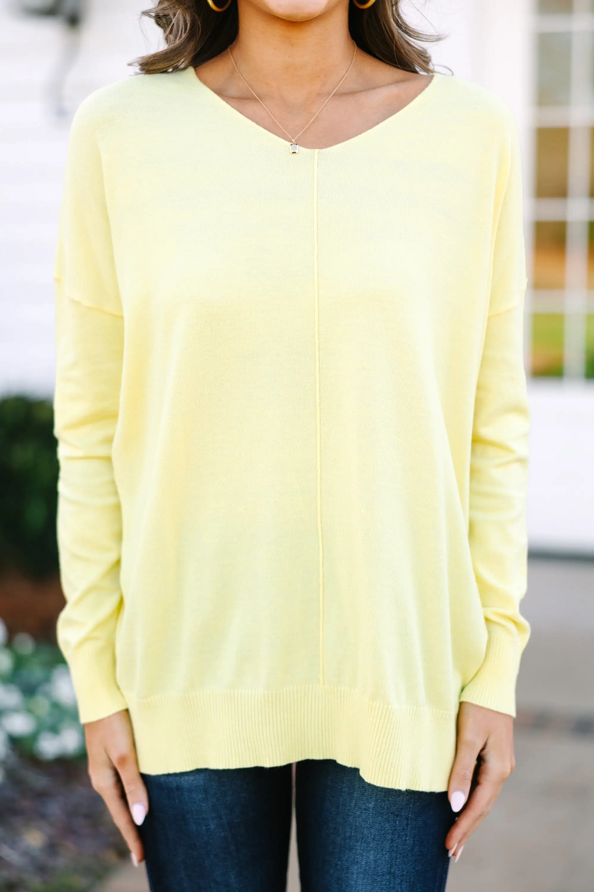 Get To Know You Banana Yellow Tunic