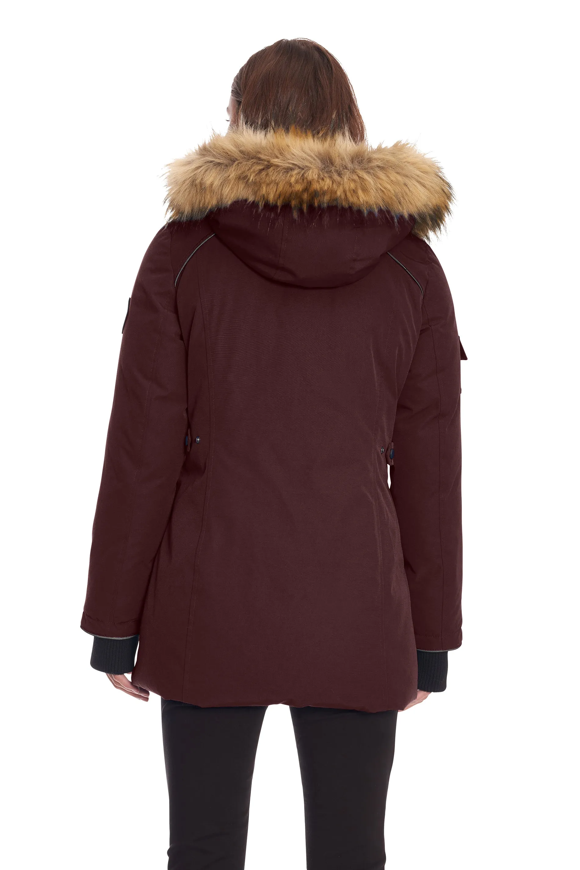 GLACIER | WOMEN'S VEGAN DOWN (RECYCLED) PARKA, GRAPE