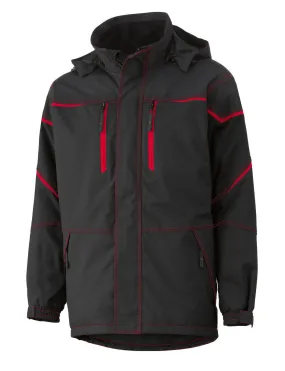 Helly Hansen 71334 Kiruna Hellytech Parka Black/Dark Red