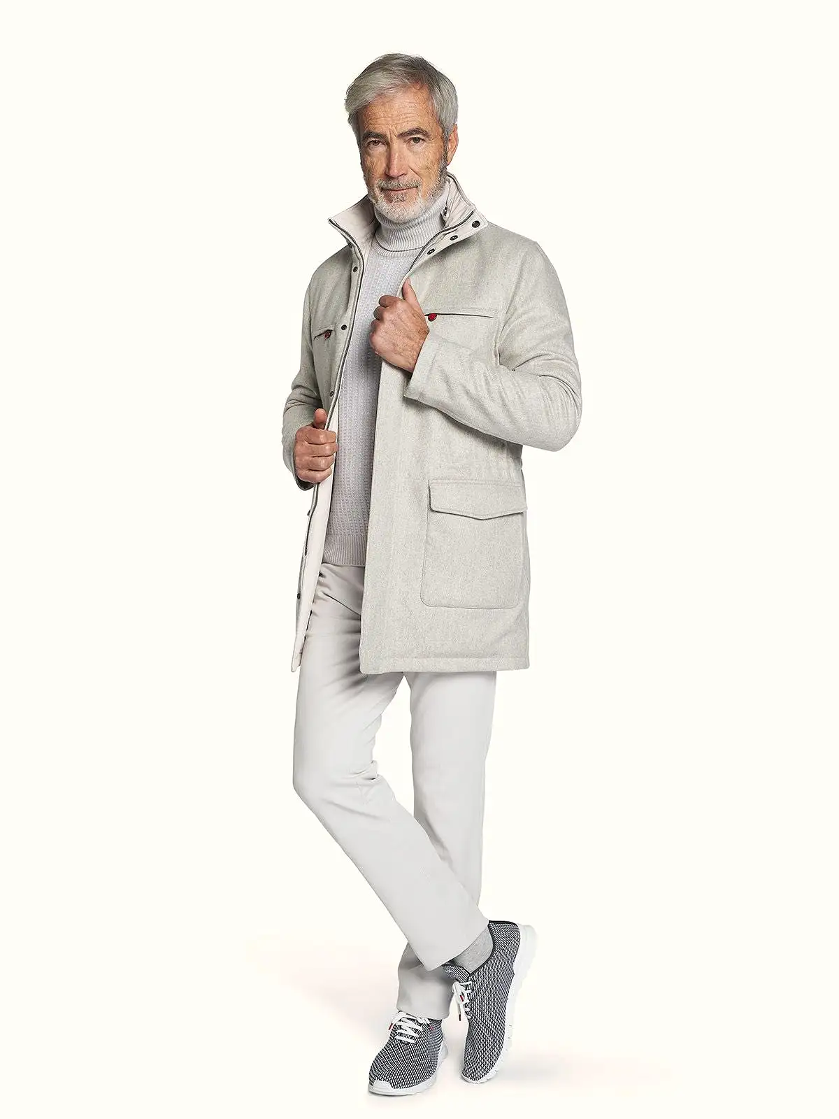 High Collar Overcoat