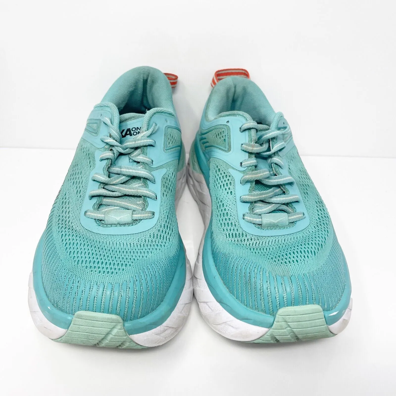 Hoka One One Womens Bondi 7 1110531 AEBL Blue Running Shoes Sneakers Size 6.5 D