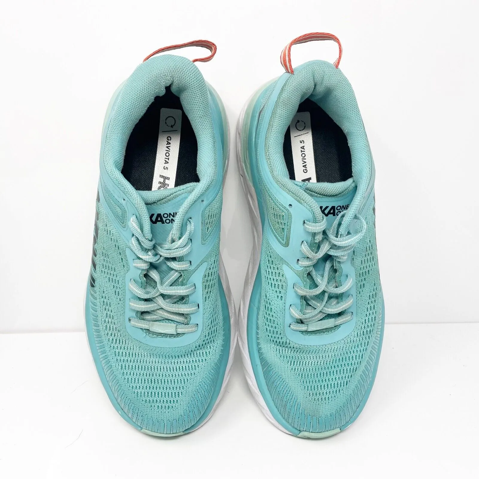 Hoka One One Womens Bondi 7 1110531 AEBL Blue Running Shoes Sneakers Size 6.5 D