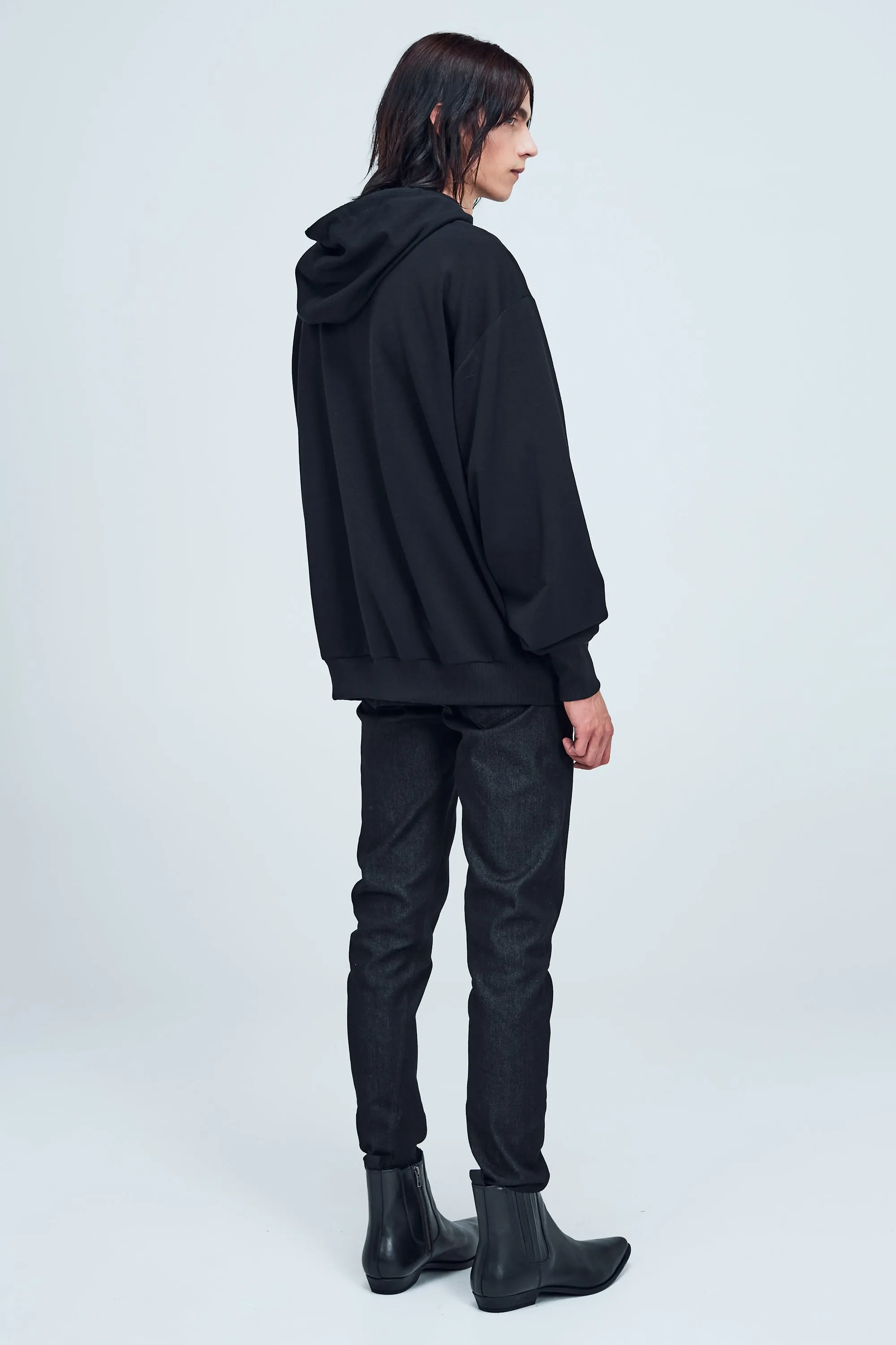 Hoodie One Wolf oversize black