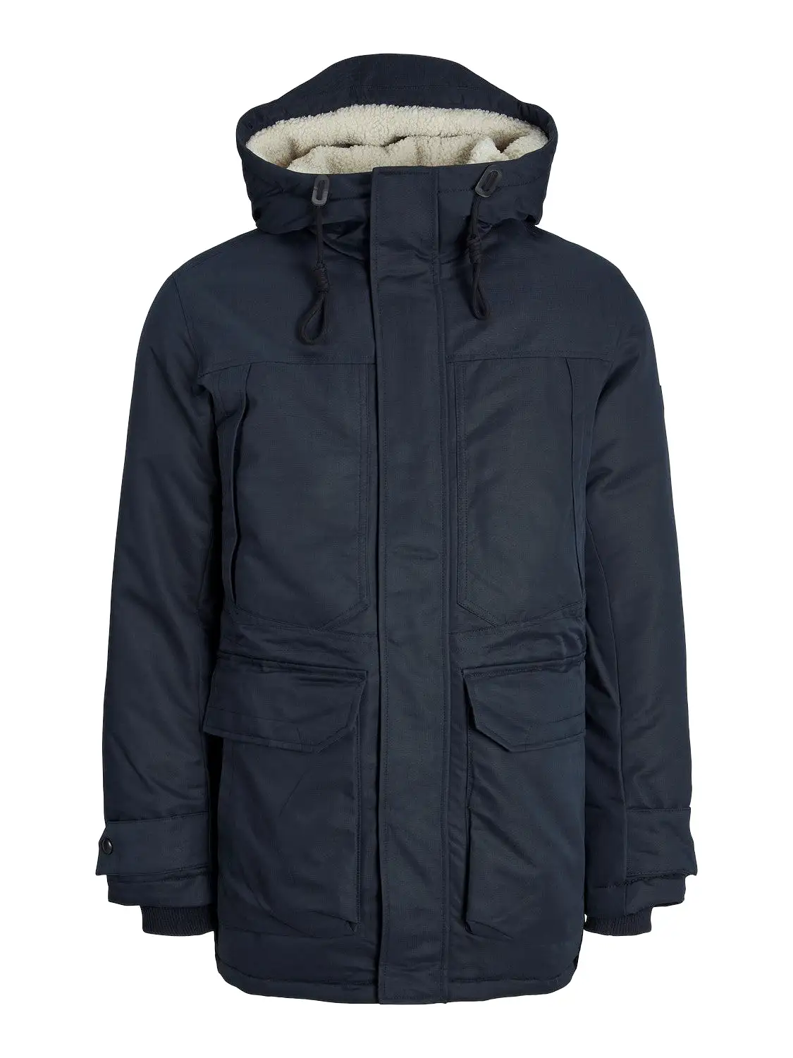 Jack & Jones Mens 'JJECLIP' Hooded Parka Jacket