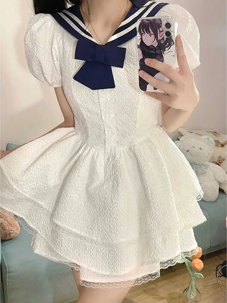 Japanese academy navy princess dress BY40700