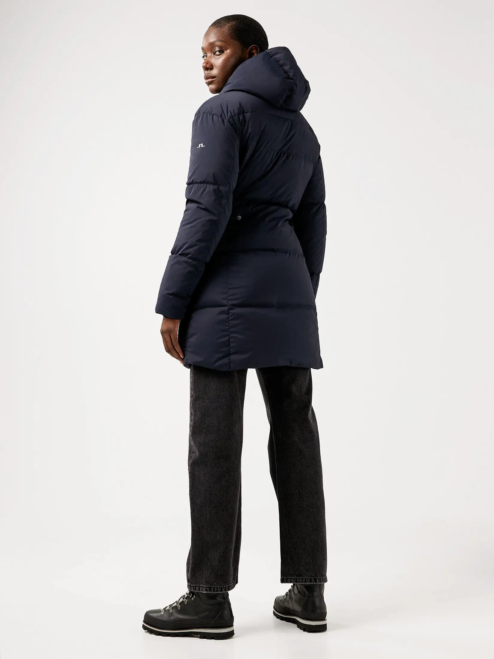 J.Lindeberg Womens Radiator Down Parka Jacket - JL NAVY