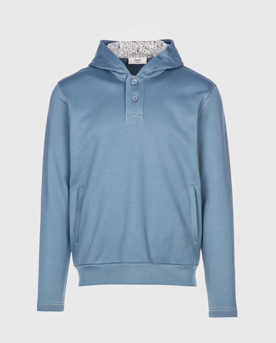 Joel Hoodie Light Blue